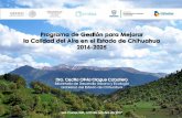 Introducción · Introducción Uno de los principales efectos directos esperados en la ejecución de las medidas para el ProAire del Estado de Chihuahua es la reducción de emisiones
