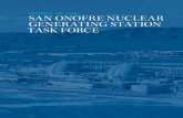 REPORT OF THE SAN ONOFRE NUCLEAR GENERATING …...September 5, 2019. ... REPORT OF THE SAN ONOFRE NuclEAR GENERATiNG STATiON TASk FORcE v • On June 7, 2019, I participated in a Congressional