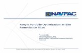 Navy’s Portfolio Optimization: In Situ Remediation … › pdf › meetings › may18 › presentations › ...816 $342M 18 $7M 2,690 3 $0 5M ACTIVE CLEANUP RAO RC Doc Pending 847
