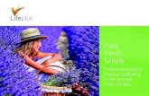 Pure. Fresh. Simple. - Lifeplus › media › publications › PersonalCare_Broch… · Pure. Fresh. Simple. Natural products to improve wellbeing, inside and out. From Lifeplus.