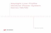 Keysight Low-Profile Modular Power System Series N6700literature.cdn.keysight.com/litweb/pdf/5969-2938.pdf · Keysight N6700 Service Guide 3 Safety Notices The following general safety