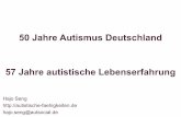 50 Jahre Autismus Deutschland 57 Jahre …...(Uta Frith, Simon Baron-Cohen) 1989 „Autism: Explaining the Enigma“ (Uta Frith) 1991 „Asperger and his Syndrome“ 1989 Spielfilm