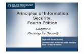 Principles of Information Security, Fourth Edition...NIST Security Models • Documents available from Computer Security Resource Center of NIST ... – SP 800-30, Risk Management