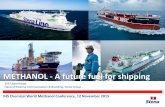 METHANOL - A future fuel for shipping · 2017-12-23 · STENA LINE positions and route network 22 routes 30 ports/terminals 35 ships in operation 27,000 sailings. NORTH EUROPEAN SECA