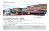 EXCLUSIVE LISTING JCPenney Ground Lease · The improvements are owned by the tenant and are not for sale. GROUND LEASE Ground leased to a subsidiary of, and guaranteed by, the J.