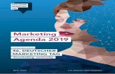 Marketing Agenda 2019 › fileadmin › DOWNLOADS... · 2019-02-28 · Marketing agenda 2019 Inhatsknet um 46. Deutschen Marketing T ag 4 5 INHAlT Seite Vorwort „Deutscher Marketing