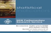 Economic Indicators NSW (October 2013)€¦ · This October 2013 edition of Economics Indicators: NSW updates statistical information on key economic indicators, thereby presenting