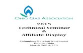 2015 Technical Seminar Affiliate ... - Ohio Gas Association › wp › wp-content › uploads › ... · Ohio Department of Natural Resources’ Minerals Education Award, Southeastern