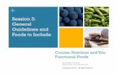 Session 3: General Guidelines and Foods to Includeefs.efslibrary.net › CertificatePrograms › Nutrition › Course 1...Green tea may have therapeutic potential in non-alcoholic