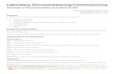 Laboratory Decommissioning/Commissioning · 2018-04-09 · Lab Commissioning (Lab Move-In) • Complete the Laboratory Commissioning Checklist for Lab Move -Ins (Appendix C). •