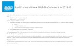 Pupil Premium Review 2017-18 / Statement for 2018-19 · 2019-01-25 · Pupil Premium Review 2017-18 / Statement for 2018-19 Leadership Planning and Review School leaders, alongside