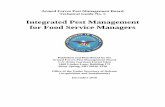 Integrated Pest Management for Food Service Managers › eie › afpmb › docs › techguides › tg5.pdf · 4.3 What is Integrated Pest Management? Integrated Pest Management is