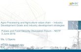 Industry NSTF IDC · Chain Critical Industry Outcomes Outcome Measured by Baseline 1. Reduce the cost of inputs • Using benchmarking companies, buyers groups and study groups Cost