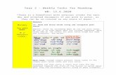 › VS › _wc15june › Yr2...  · Web viewYear 2 - Weekly Tasks for Reading. WB: 15.6.2020 *There is a PowerPoint with relevant slides for each day and attached documents if you