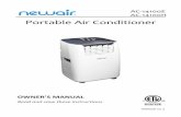 AC-14100E AC-14100H Portable Air Conditionerpdf.lowes.com/useandcareguides/854001004143_use.pdf · It is prohibited to dispose of this appliance in domestic household waste. For disposal,