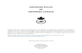 SWIMMING RULES OF SWIMMING CANADA€¦ · Swimming Canada rules and regulations, including announcement of doping control. CGR 1.2.1 Eligibility-Canada CGR 1.2.1.1 Swimmers entering