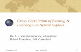 Cross-Correlation of Existing & Evolving C/A System Signals · SC-159 tasking since the beginning of GPS Aviation MOPS development (and within GPS forever) The GPS C/A Code signal