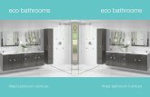 eco bathrooms...basin make more space available. The Imago mirror with sensor switch operates the Stik overlight. Cologne White Gloss on the W.C. cabinet with Key BTW pan & Combi Basin