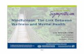 Mindfulness: The Link Between Wellness and Mental Health · Mindfulness and Mental Health 1 2 3 4 Drivers of health outcomes and benefit costs. Evidence base for mindfulness interventions.