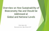Overview on How Sustainability of Bioeconomy Has and ... Dubois FAO.pdfFAO’s Overview on How Sustainability has been Addressed in Bioeconomy Strategies at different Levels Undertaken
