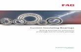 Current-Insulating Bearings · bearings correspond to the dimensions in accordance with DIN 616 (ISO 15). Current-insulated bearings are therefore interchangeable with standard bearings.