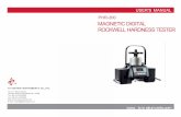 USER'S MANUAL PHR-200 MAGNETIC DIGITAL ROCKWELL HARDNESS ... · It thoroughly follows the Rockwell Hardness Test Principle, and complies with relevant regulation of IS06508, and ASTM
