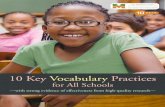10 Key Vocabulary Practices - meadowscenter.org10 Key Vocabulary Practices ... hobbies, cease, soothe, inquire, helpless, hopeless, bewildered, and embrace. She divides the book into
