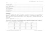 Poisson Regression Regression.pdf · 2013 by StatPoint Technologies, Inc. Poisson Regression - 4 The output includes: Data Summary: a summary of the input data. Estimated Regression