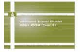Vermont Travel Model 2011 2012 (Year 4)transctr/research/trc_reports/UVM-TRC-12...Vermont Travel Model 2011-2012 (Year 4) Report December 1, 2012 Prepared by: Jim Sullivan Matt Conger