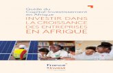 DES ENTREPRISES EN AFRIQUE - France Invest · France Invest, par le biais de son Club Afrique créé début 2015, s’est engagé dans le soutien au développement du capital-investissement