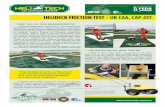 HELIDECK FRICTION TEST - UK CAA, CAP 437 · 2018-10-17 · Approved Coating Applicators / Cert. SSPC, NACE, IRATA Extract from UK CAA, CAP 437 Standards for Offshore Helicopter Landing