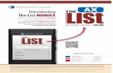 Introducing The List MOBILEthepartnerchannel.com/wp-content/uploads/AX-Online... · Automation, Travel/Expense Reporting. AssureSign LLC ... I ntegrated travel expense and invoice
