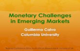 Monetary Challenges in Emerging Markets Guillermo Ca… · Monetary Challenges in Emerging Markets Guillermo Calvo Columbia University Biennial Conference 2016, South African Reserve