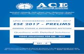 UPSC ENGINEERING SERVICES - 2017 ESE 2017 - PRELIMS › wp-content › uploads › ...UPSC ENGINEERING SERVICES - 2017 ESE 2017 - PRELIMS Questions with Detailed Solutions GENERAL