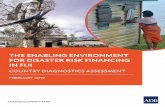 COUNTRY DIAGNOSTICS ASSESSMENT · Public Sector Disaster Risk Financing 9 2.1 Landscape Overview 9 2.2 Disaster Risk Management in Fiji 14 2.3 Disaster Risk Financing Mechanisms and