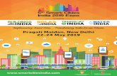 Pragati Maidan, New Delhi 22-24 May 2019 · Pragati Maidan, New Delhi 22-24 May 2019 Co-Organiser Organiser Including Implementing Smart Cities…Transforming India for our Citizens