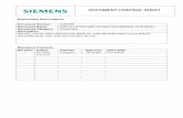 DOCUMENT CONTROL SHEET - Siemens...DOCUMENT CONTROL SHEET . Document Information: Document Number: IOM-005 Document Name: INSTALLATION AND OPERATION MANUAL FOR REDU Document Category: