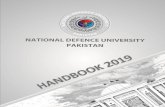 Student's Handbook 2019..."Intelligence plus character - that is the goal of true Education" Student's Handbook 2019 i Table of Content Chapter 1: THE UNIVERSITY.....1 1.1 NDU at a