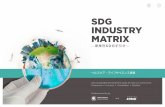 SDG INDUSTRY MATRIXungcjn.org › sdgs › pdf › elements_file_0001.pdfSDG InDuStry MatrIx — ヘル スケア・ラ イフサ エン 産業 | 5 機会は産業ごとに異なることを踏まえ、本手引きでは、個々の関連するSDGにつ