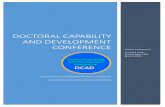 DO TORAL APA ILITY AND DEVELOPMENT ONFEREN Erecap.coventry.domains/DCAD/wp...Oral_Pecha-Kucha... · Oral and Pecha Kucha Format Presentation Abstracts Online Conference Tuesday 24th