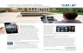 COMPLETE CONTROL MOBILE - SnapAV › wcsstore › ExtendedSitesCatalog... · 2014-10-16 · iDevices into your favorite controller Complete Control Mobile, the all new MX-iOS App,