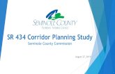 SR 434 Corridor Planning Study - Winter Springs, Florida › sites › default › files › fileattachment… · Section 1: SR 417 to Franklin Street ... Seminole County Consultant