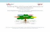 Tackling Non Communicable Diseases in African Businesseshealth.bmz.de/.../GIZ_Tackling_Non_Communicable_Diseases.pdf · 2020-06-27 · Page 6 Tackling Non‐Communicable Diseases