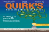 Building on your base - Quirks.com › storage › attachments › 57d785a1d82f1c0a… · 4 Quirk’s Marketing Research Review // August 2016 ON THE COVER 26 Beyond the usual How