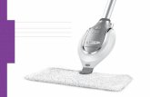 PRO STEAM POCKET MOP S3601A - SharkClean.com · 1. Use the system only for its intended use. 2. DO NOT use outdoors. 3. ... “Front” into the steam mop body. Make sure it is inserted