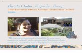 33 Brenda Omba Kayumba Lacey - EMPRETEC...quality green construction materials from Zambia, South Africa and China. Buildings are constructed to pre-agreed high quality standards within