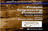 VOLUME 211 Protein Sequencing ProtocolsMethods in Molecular BiologyMethods in Molecular Biology TM Edited by Bryan John Smith Protein Sequencing Protocols VOLUME 211 SECOND EDITION