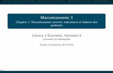 Macroéconomie 3 - Chapitre 1: Macroéconomie ouverte ...eco.um1.free.fr/doc/Semestre_4/Macroeconomie_3/cours/e441ee2fc… · Chapitre 1: Macro economie ouverte: indicateurs et balance