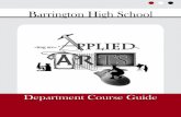 Barrington High School › cms › lib2 › il01001296 › ...BARRINGTON HIGH SCHOOL APPLIED ARTS 4 BARRINGTON HIGH SCHOOL APPLIED ARTS Sales Course Description Sales is a course designed