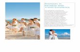 Promises in Paradise with Travel Excellence · Riu Palace Cabo San Lucas ALL-INCLUSIVE Weddings by RIU RIU has brought everything together to create the wedding of your dreams. The